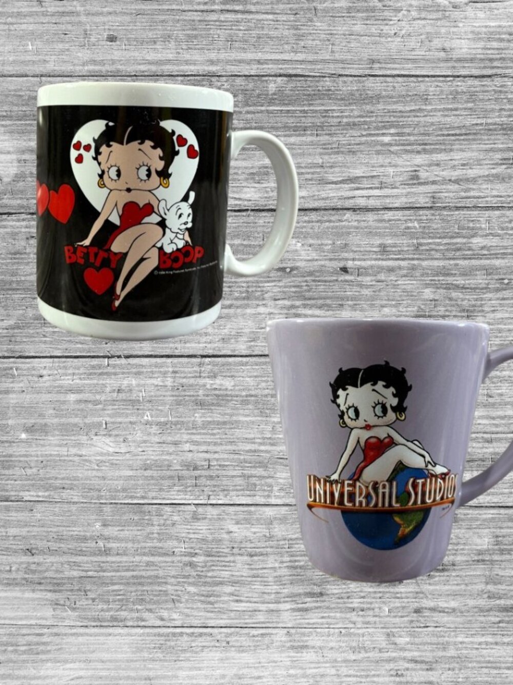Betty Boop Universal Studios Coffee Mug Cup x 2